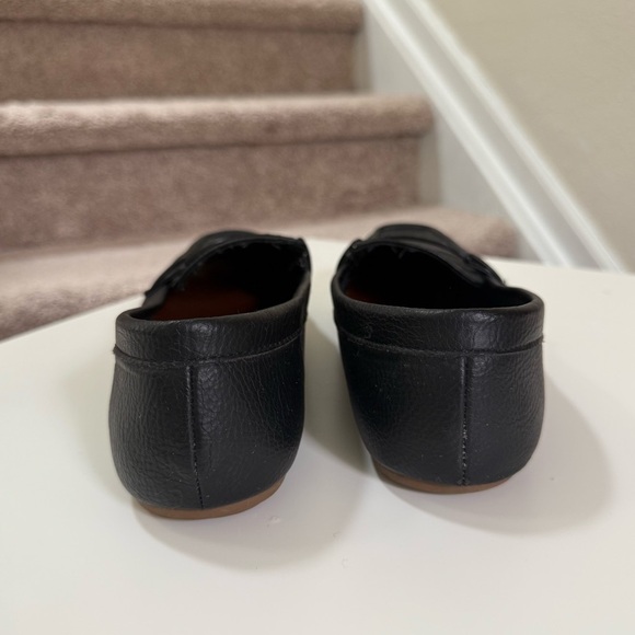 Nautica Black Leather Slip-On Loafers Size 8.5 - Picture 3 of 4